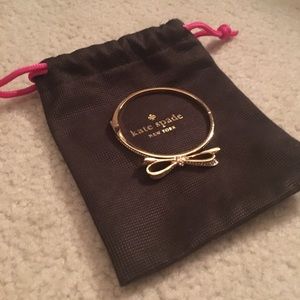 Kate Spade Tied Up Pave Bow Bangle